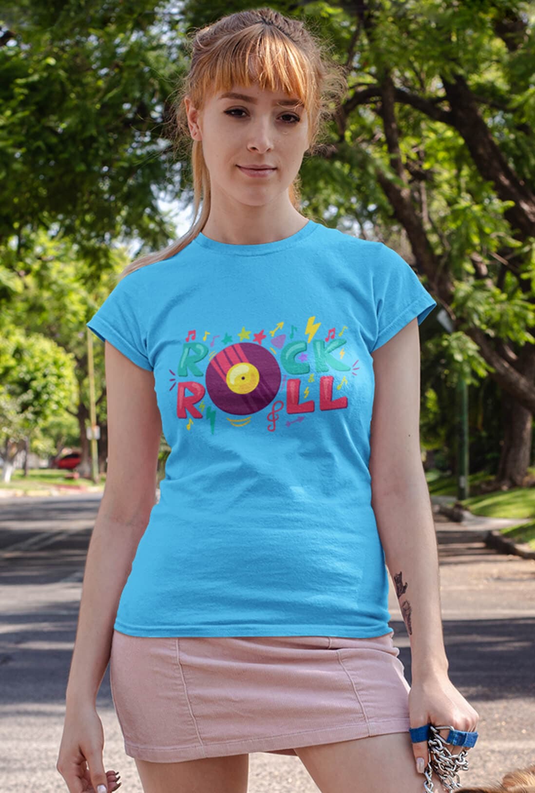 Rock & Roll Women's Cotton T-Shirt - photo 6 of 6