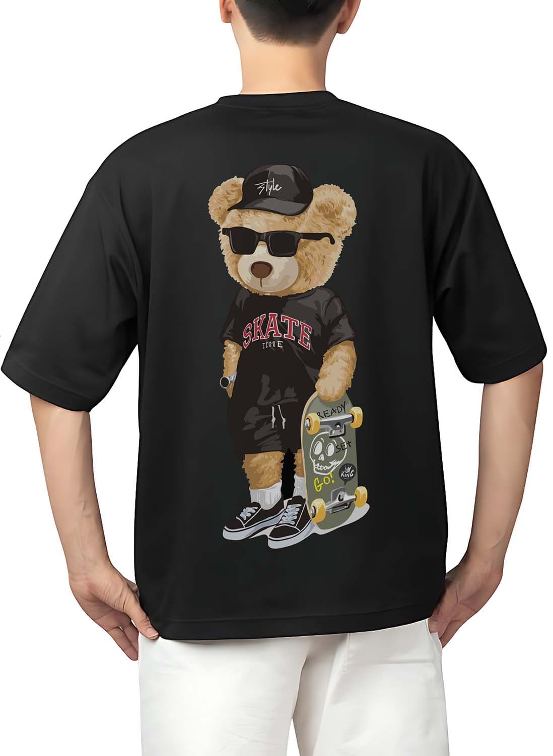 Skate King Unisex Oversized Black T-Shirt - photo 3 of 3