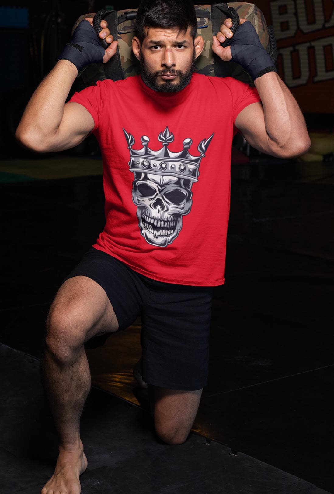 Skull Wear Crown Men's Cotton T-Shirt - photo 3 of 5