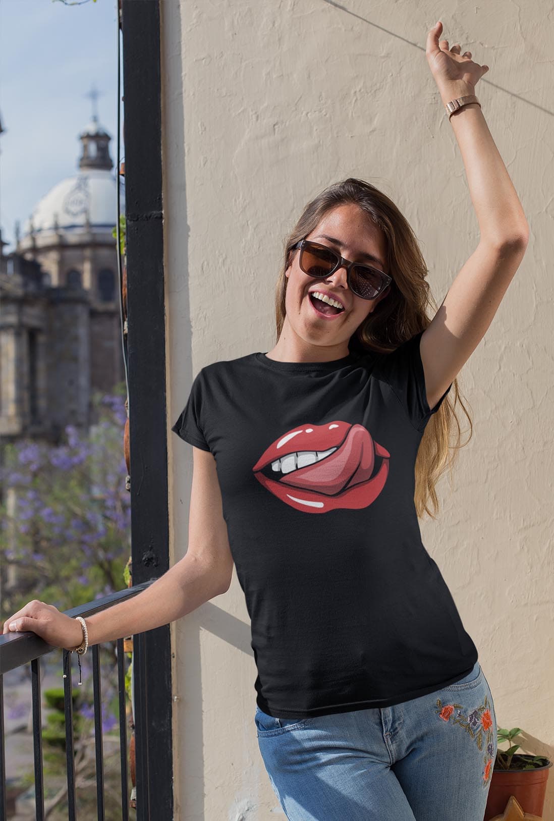 Tonge On Lips Women's Cotton T-Shirt - photo 2 of 2