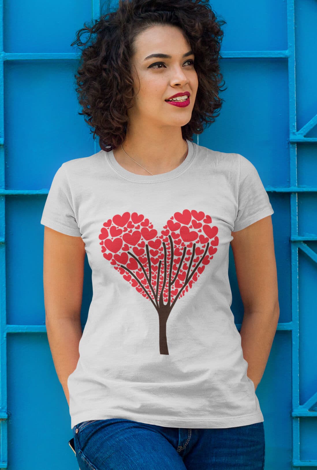Tree Of Hearts Women's Cotton T-Shirt - photo 5 of 5