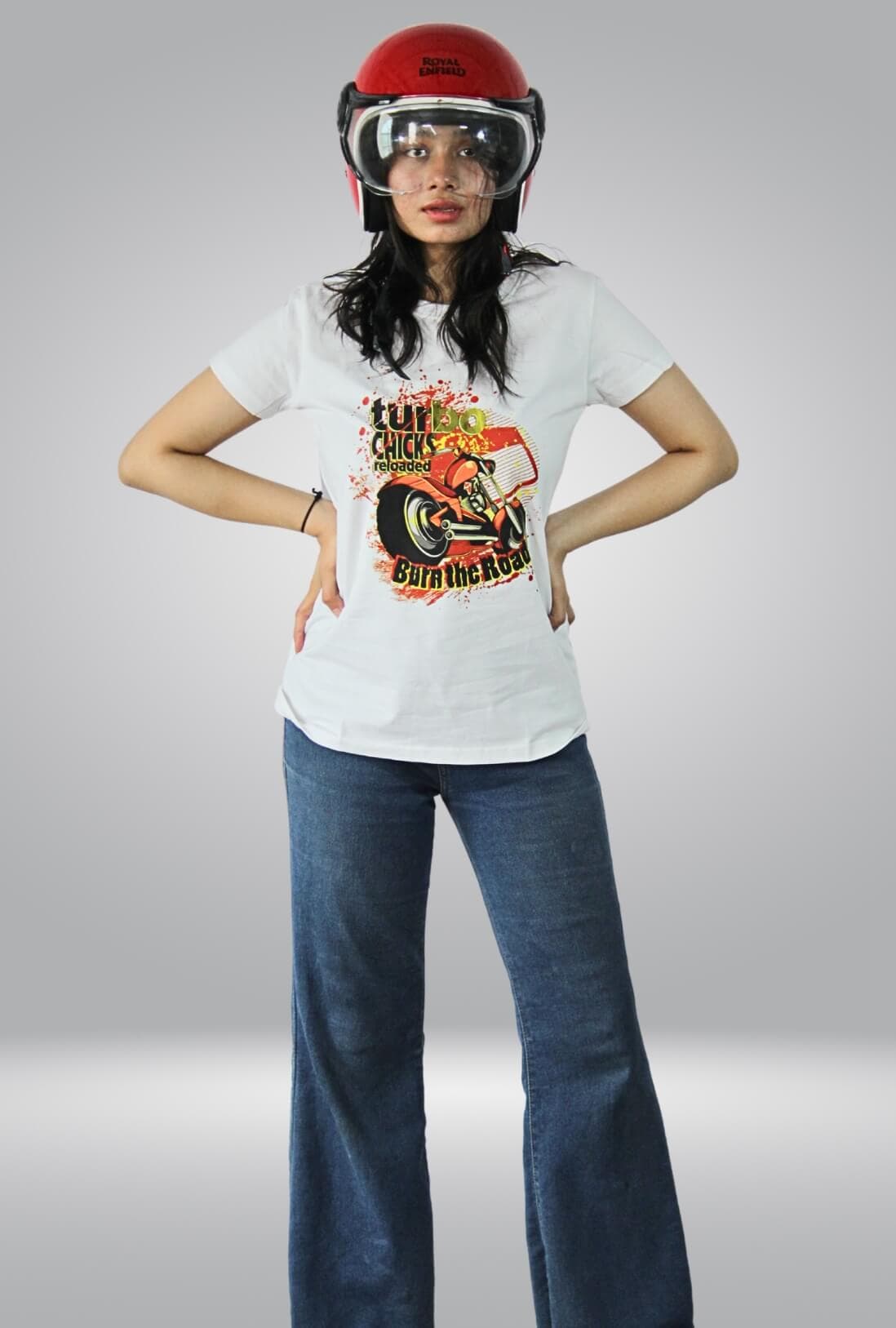 Turbo Chicks Women's Cotton T-Shirt - photo 3 of 4