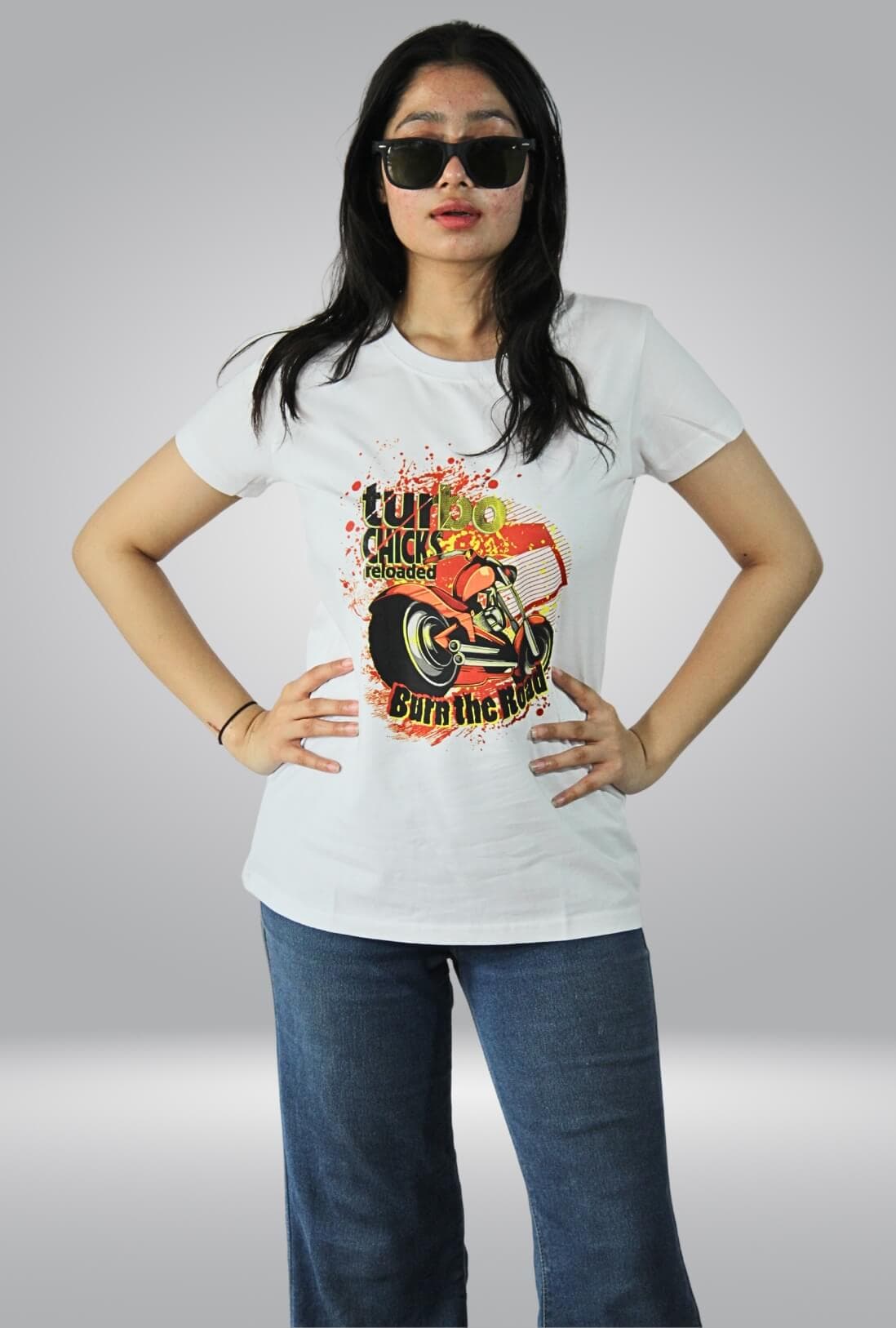 Turbo Chicks Women's Cotton T-Shirt - photo 4 of 4