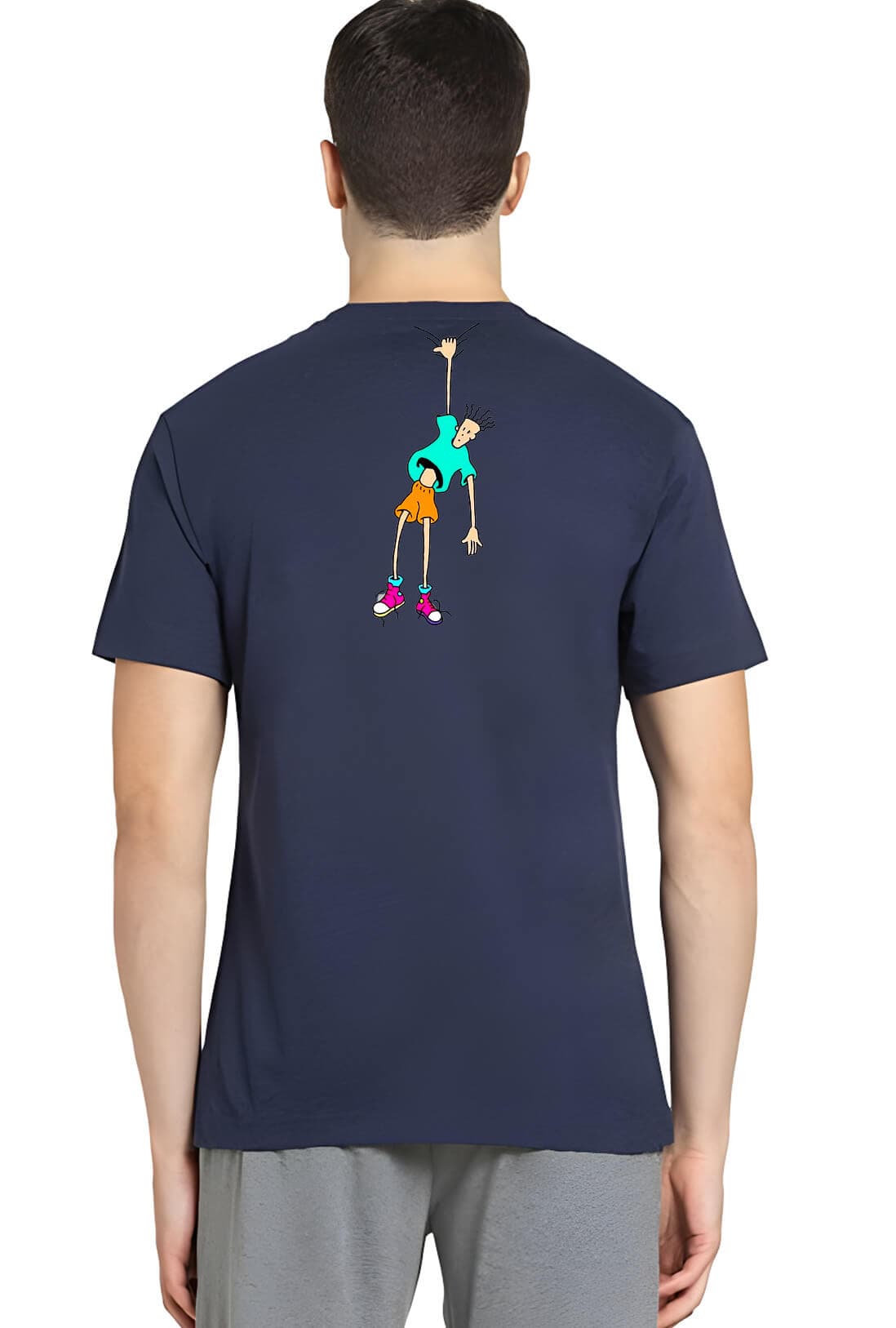 Vintage Animation Men's Back Print T-Shirt - photo 3 of 6