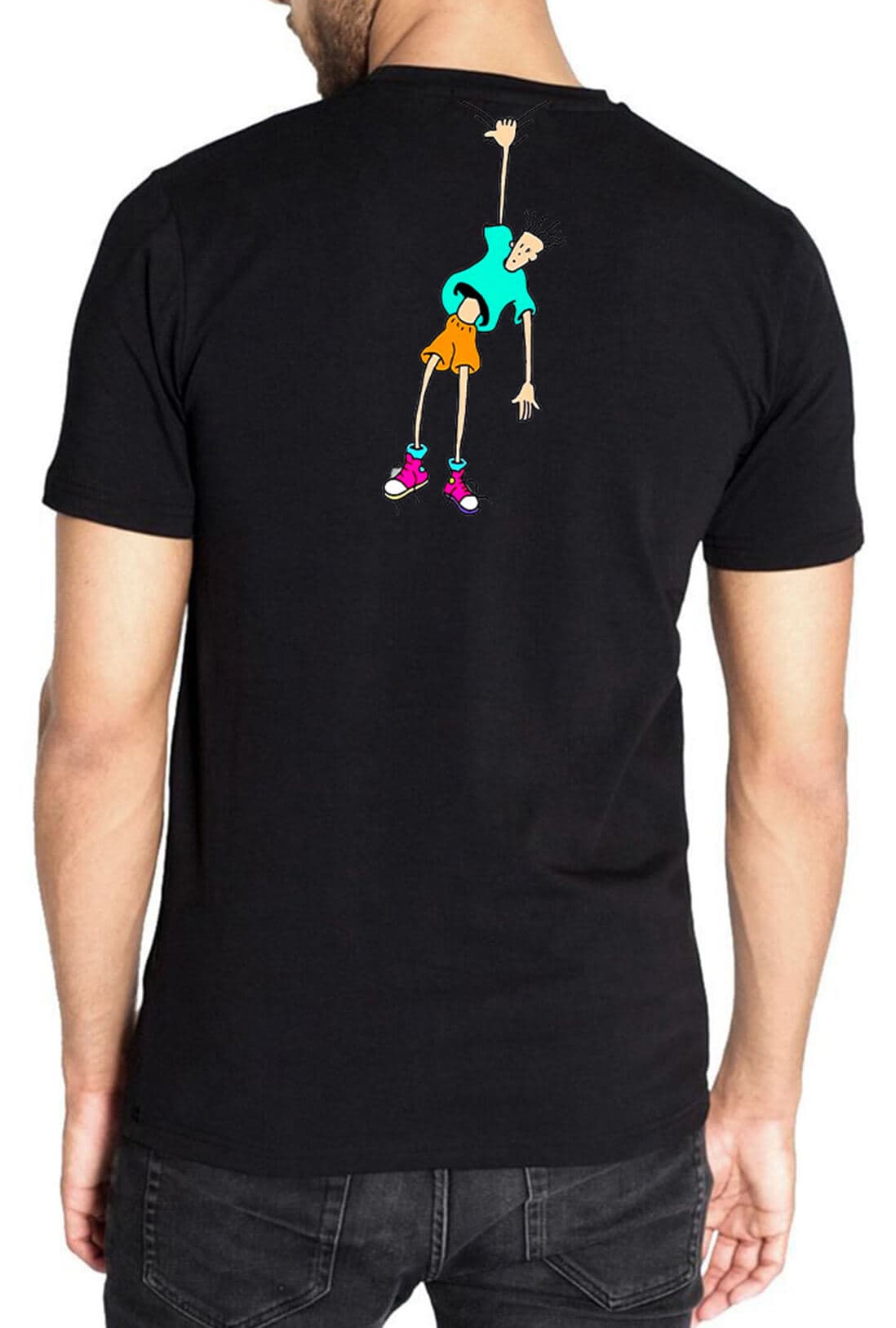 Vintage Animation Men's Back Print T-Shirt - photo 6 of 6