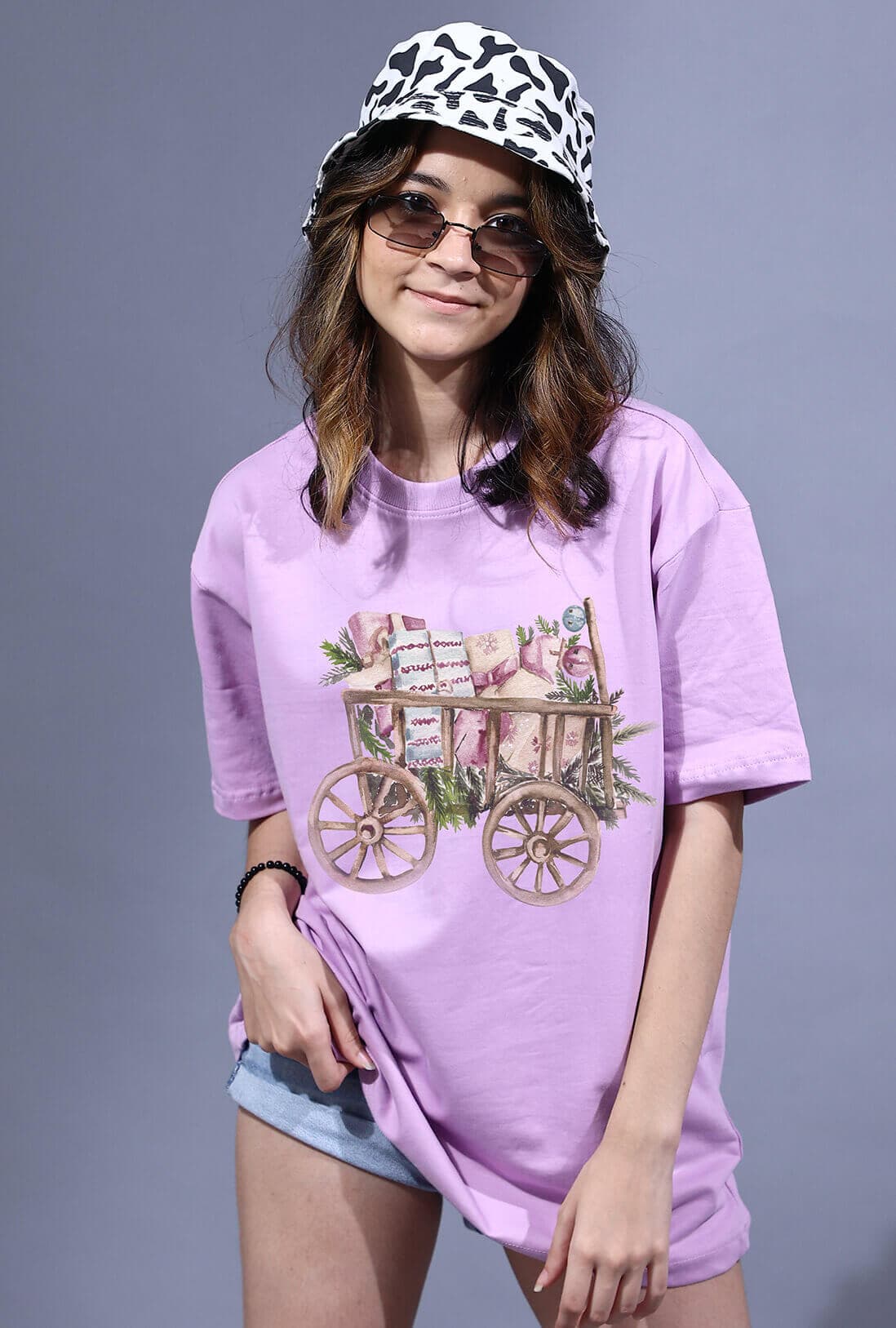 Vintage Cart Oversized T-Shirt