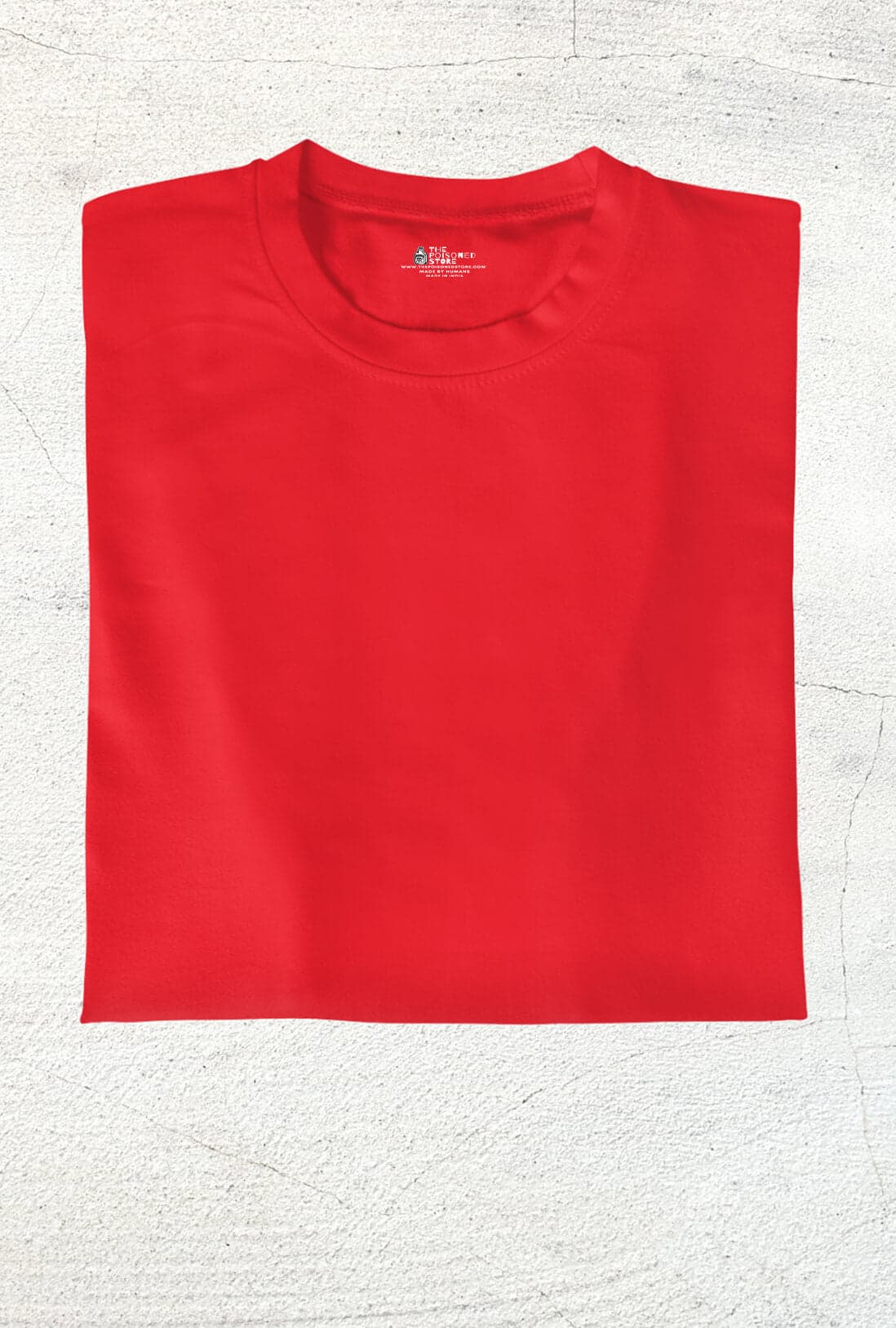 Women's Scarlet Red Cotton T-Shirt - photo 3 of 3