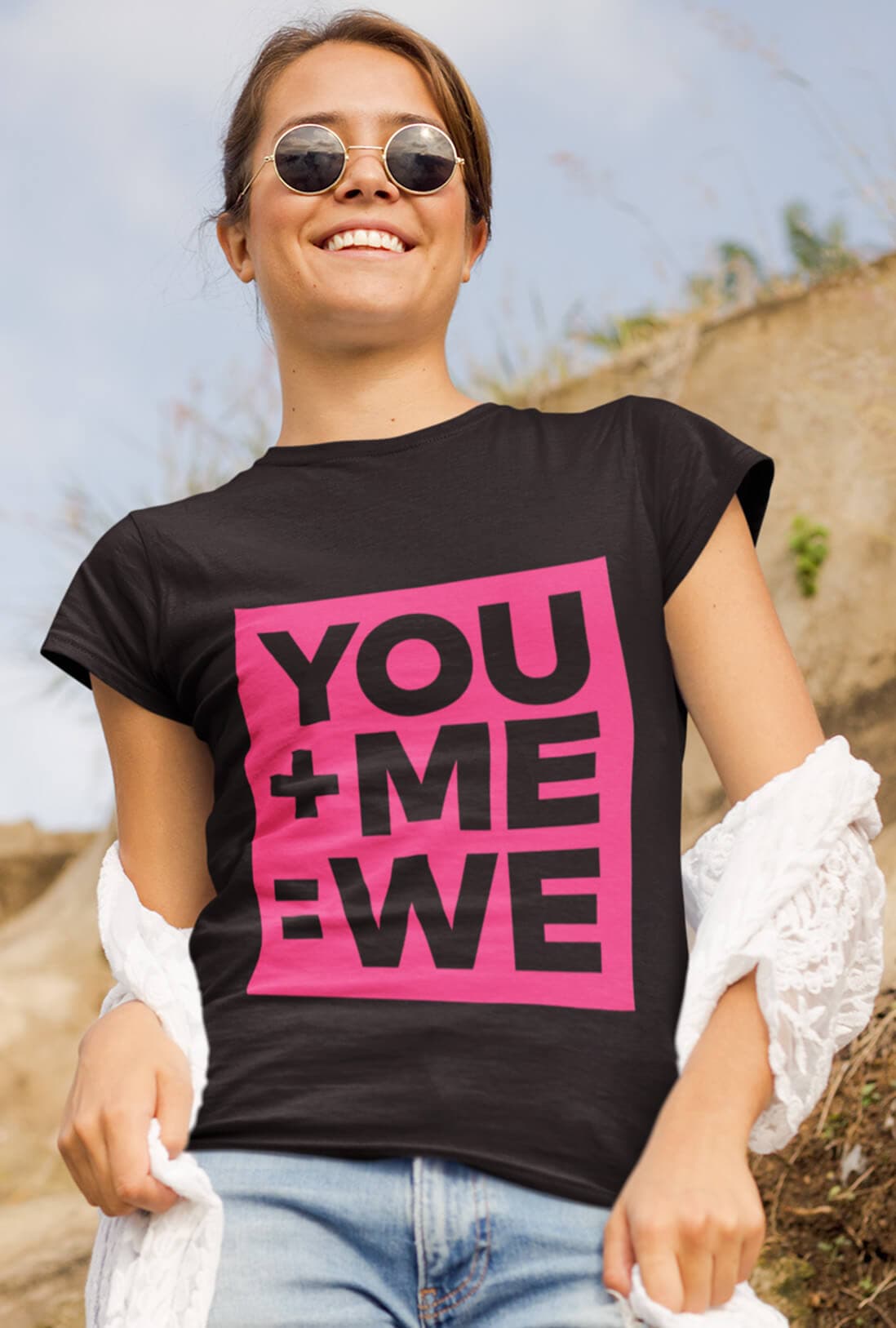 You Plus Me Women's Cotton T-Shirt - photo 2 of 2