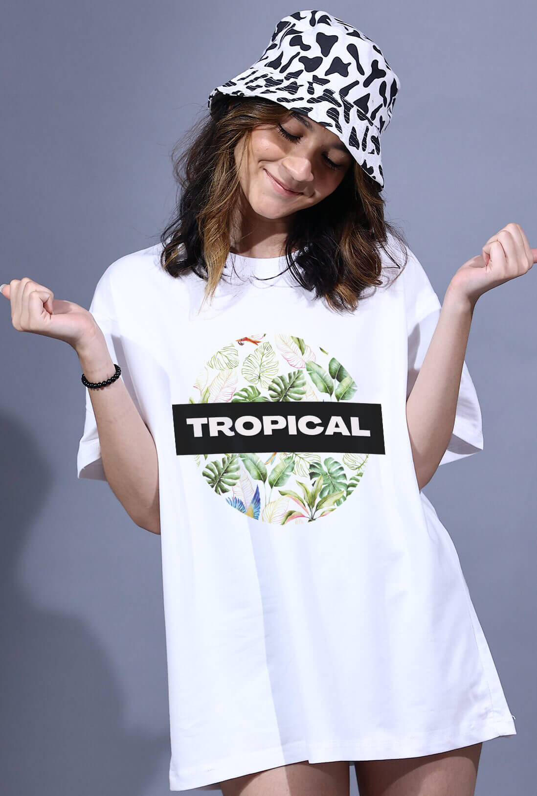 Tropical Women's Oversized T-Shirt