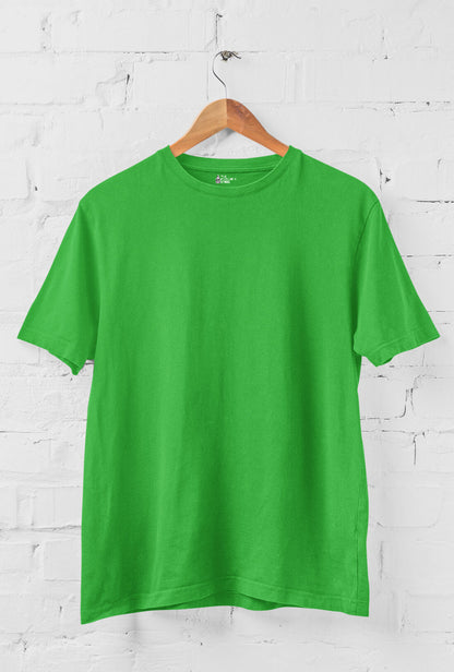 Men's Plain Kelly Green Cotton T-Shirt
