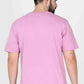 Men's Solid Lavender Oversized T-Shirt