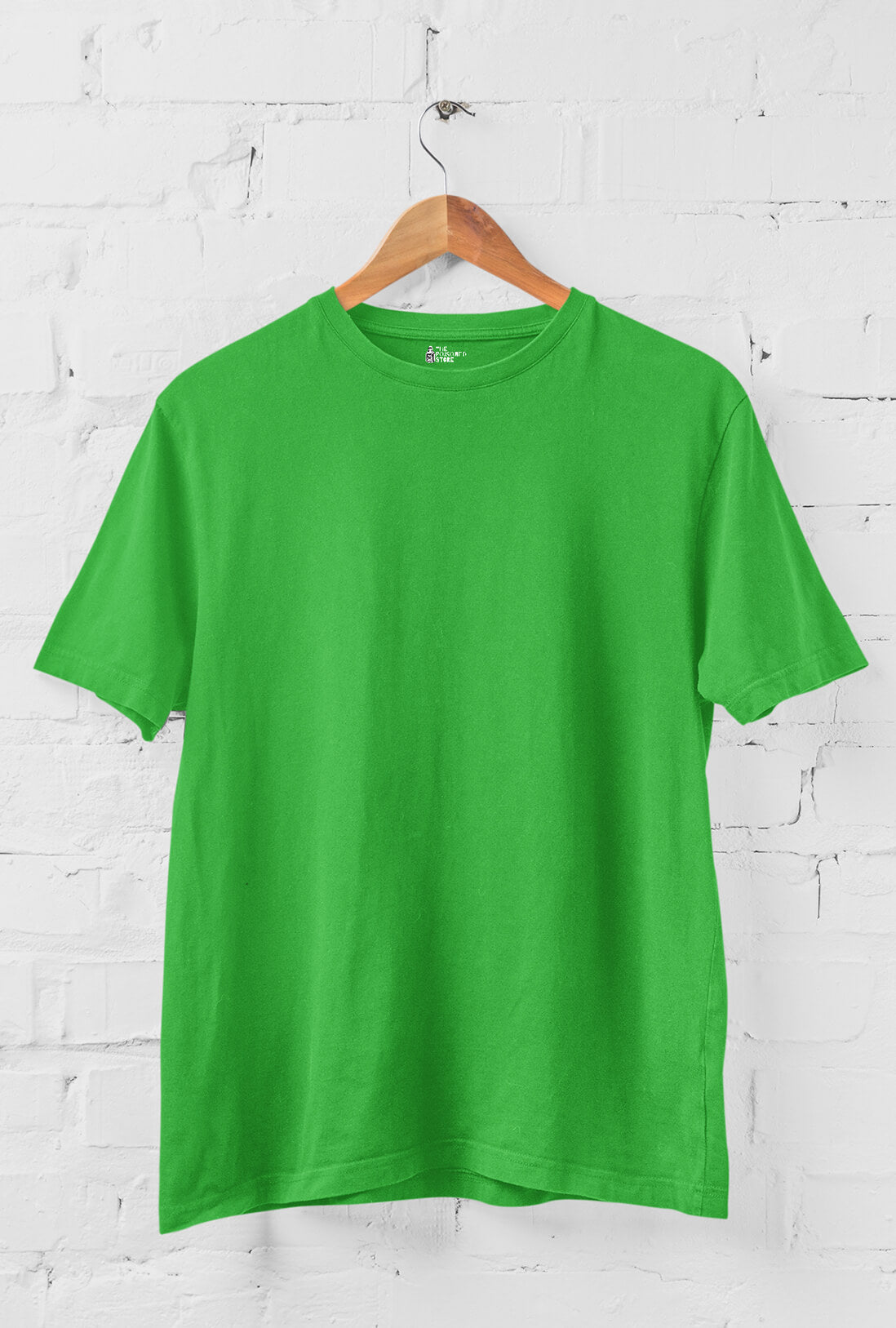 Men's  Kelly Green Cotton T-Shirt