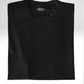 Women's Plain Black  Cotton T-Shirt