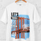 Let's Travel  Men's Cotton T-Shirt