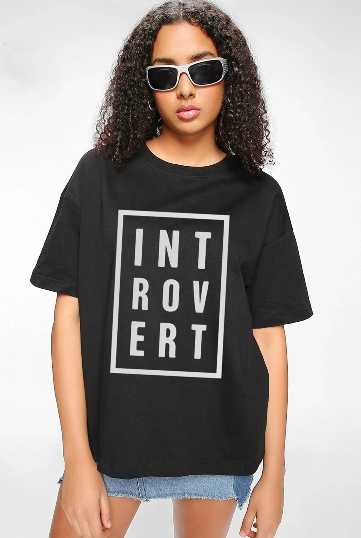 Introvert Women's Oversized T-Shirt