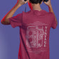 Vintage Men's Back Print Oversized T-Shirt