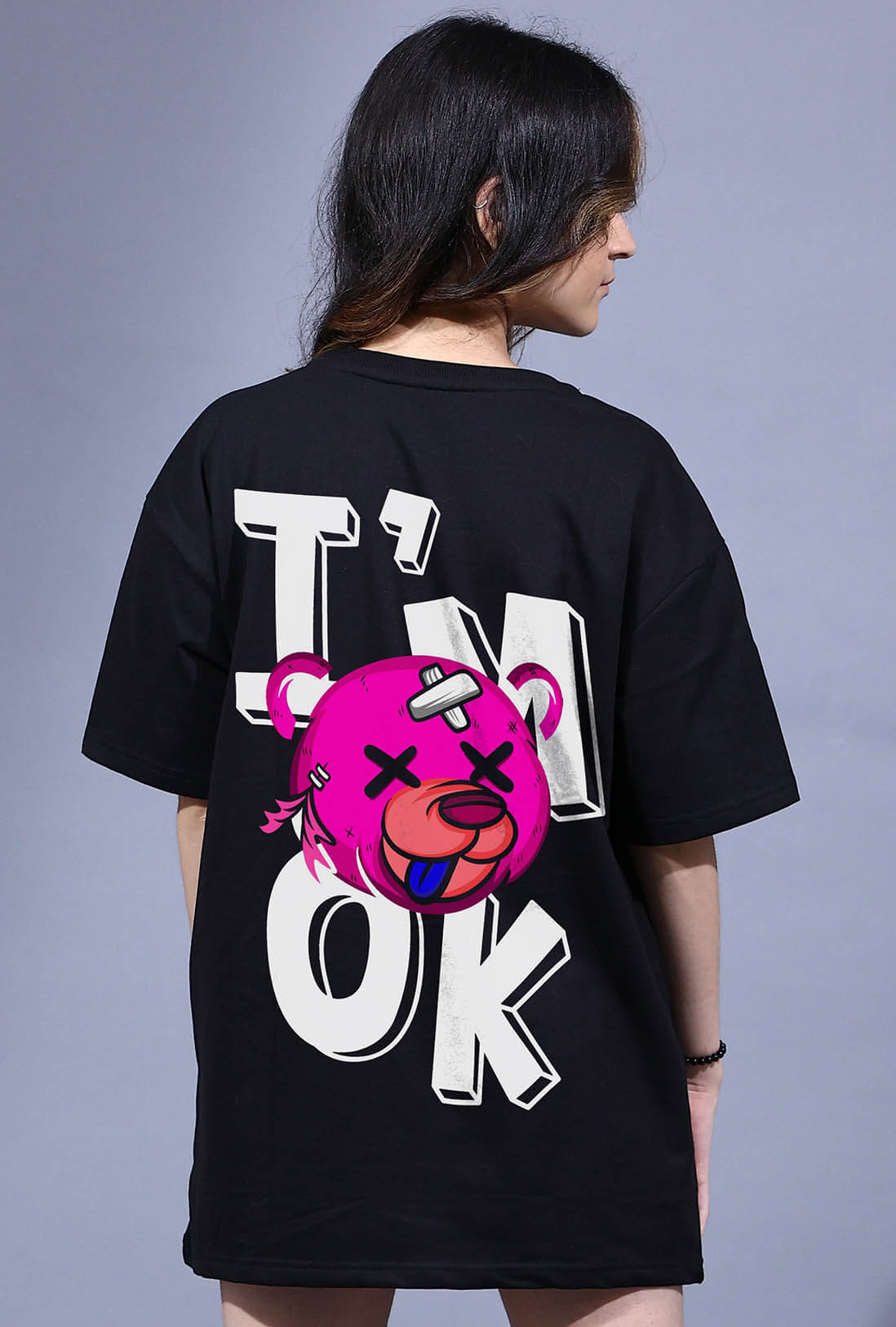 I Am Ok Women's Oversized T-Shirt