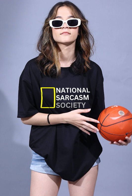 National Sarcasm Women's Oversized T-Shirt