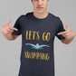 Let's Go Swimming Men's Cotton T-Shirt