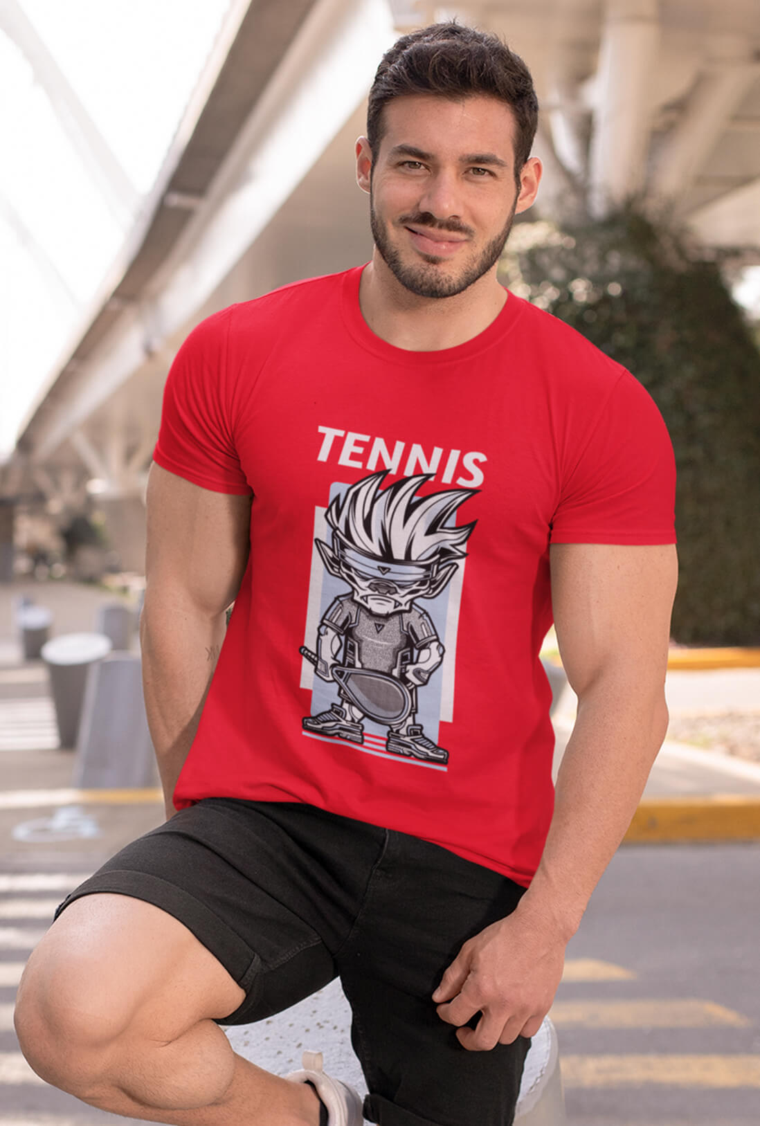 Tennis Men's Cotton T-Shirt