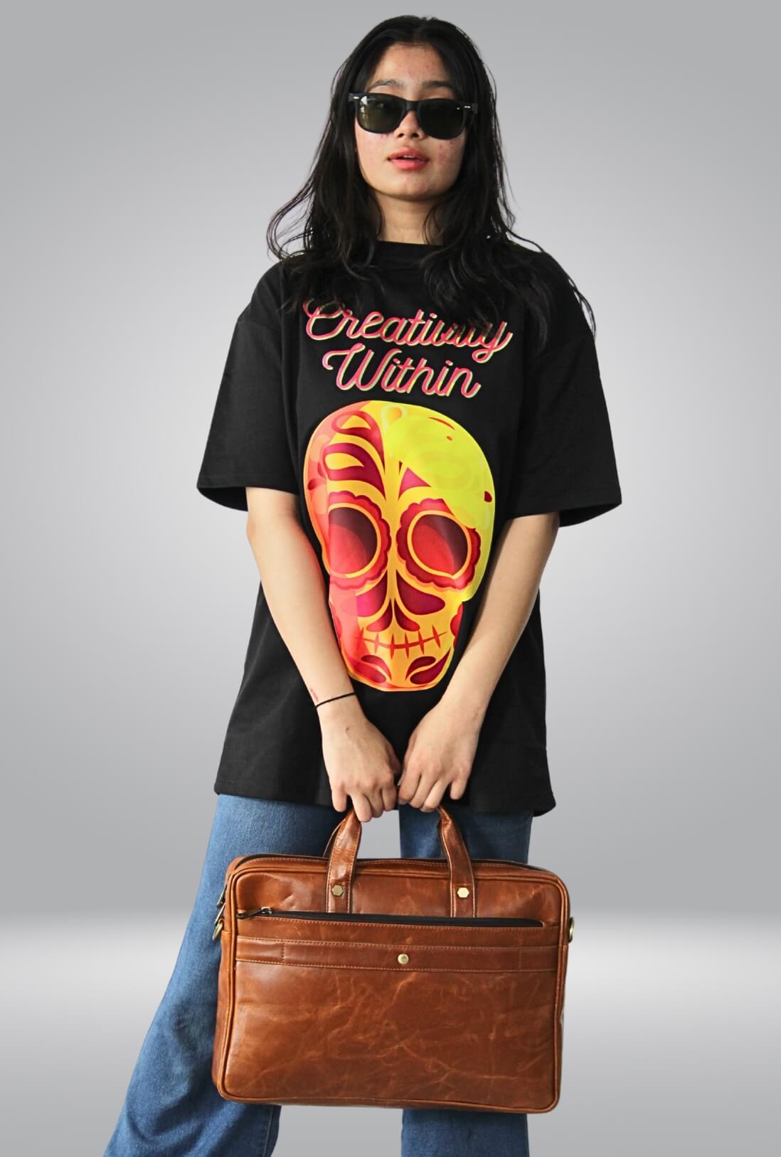 Creativity With In Women's Oversized T-Shirt