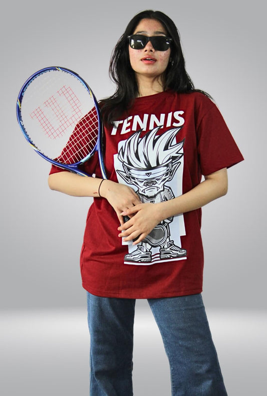 Tennis Women's Oversized T-Shirts