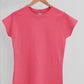 Women's Peach Cotton T-Shirt