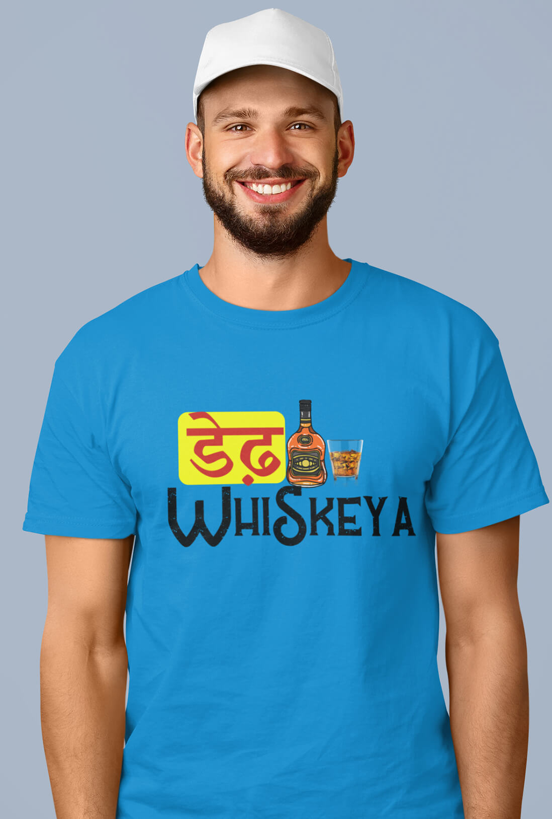 Whiskeya Men's Cotton T-Shirt