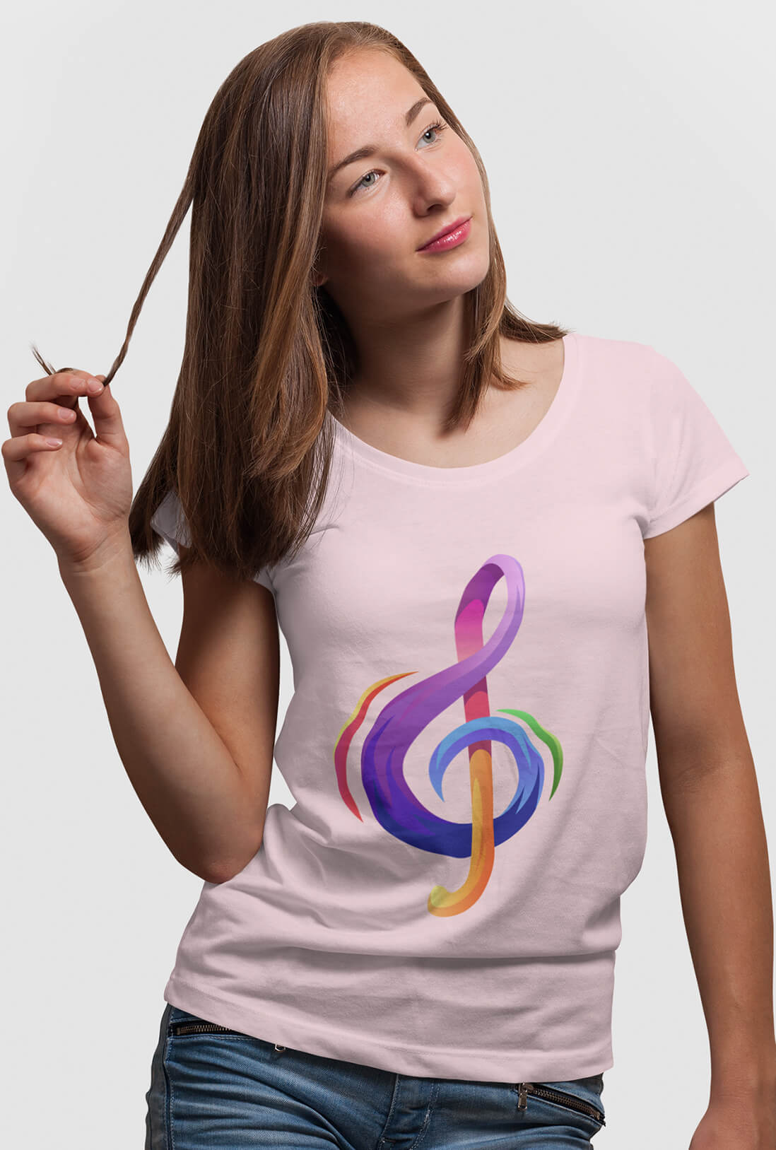 Big Sign Of Music Women's Cotton T-Shirt