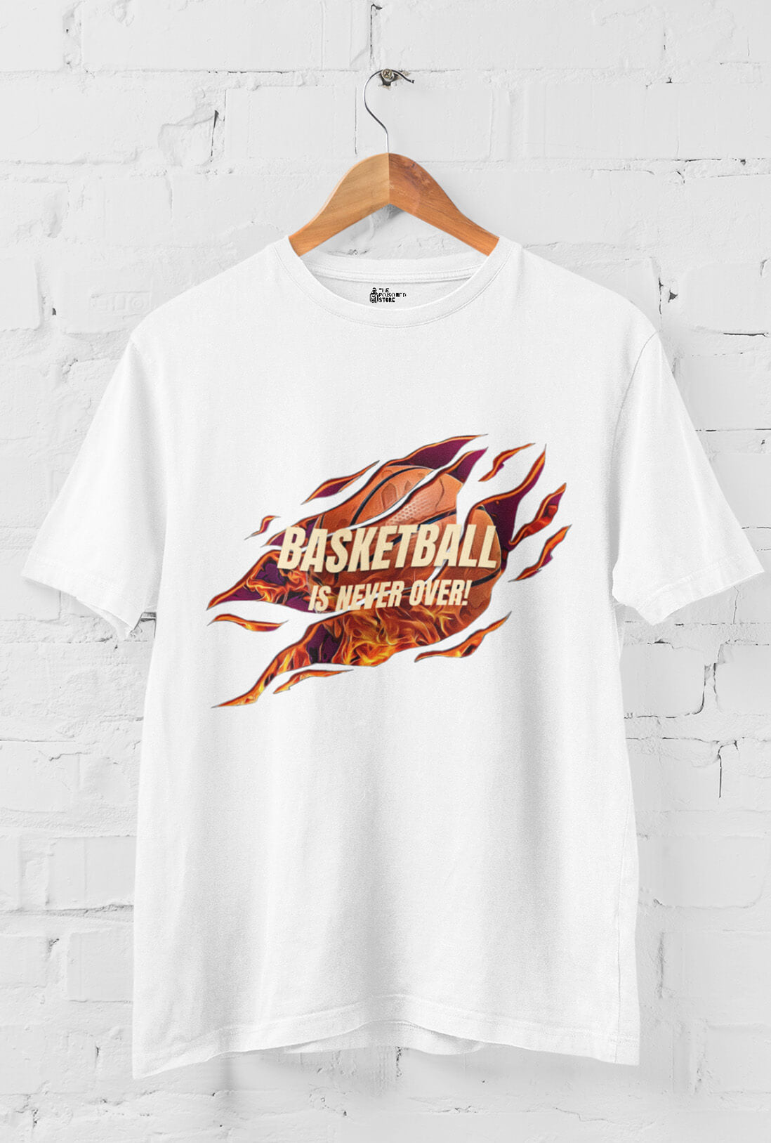 Basket Ball Men's Printed T-Shirt