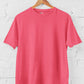 Men's Peach Cotton T-Shirt