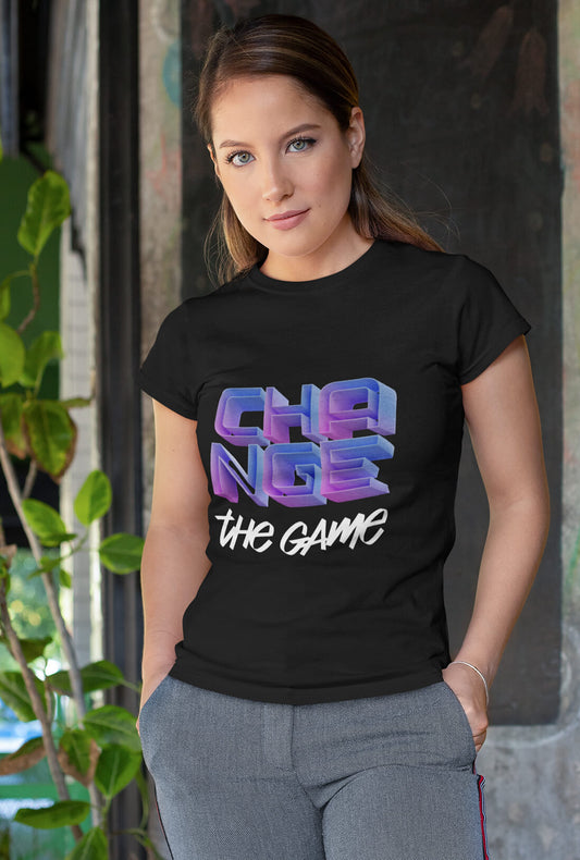 Change The Game Women's Cotton T-Shirt