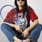 Tennis Women's Oversized T-Shirts