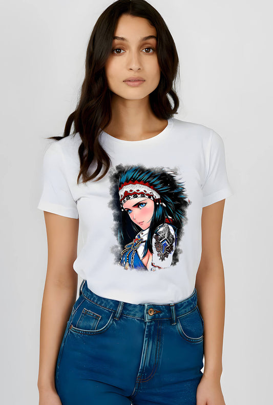 Tribal Girl Women's Cotton T-Shirt