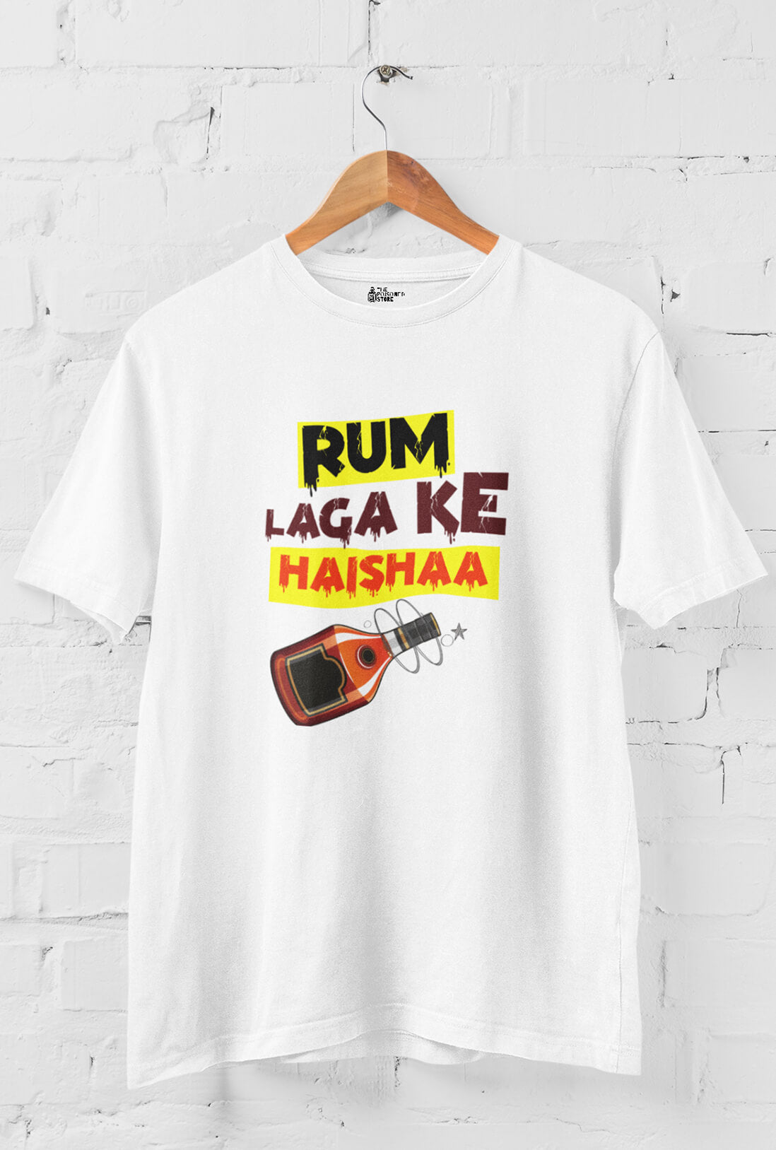 Rum Laga Ke Men's Cotton T-Shirt