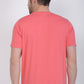 Men's Plain Peach Cotton T-Shirt