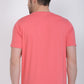 Men's Peach Cotton T-Shirt