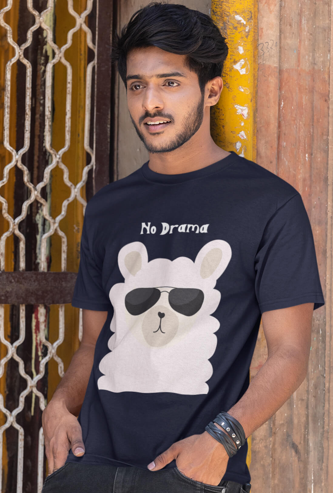 No Drama Men's Cotton T-Shirt