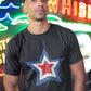 Blue White & Red Star Men's Cotton T-Shirt