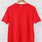 Men's Scarlet Red Cotton T-Shirt