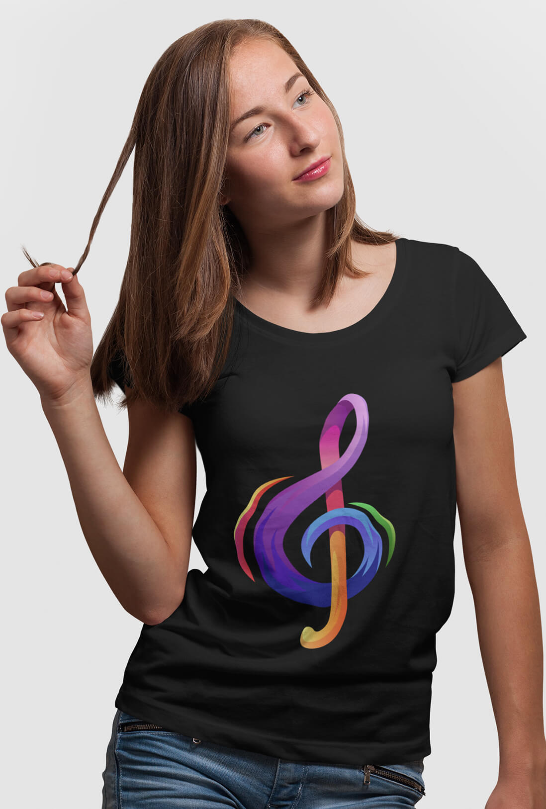 Big Sign Of Music Women's Cotton T-Shirt