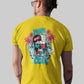 Cool Skull Men's Back Print T-Shirt