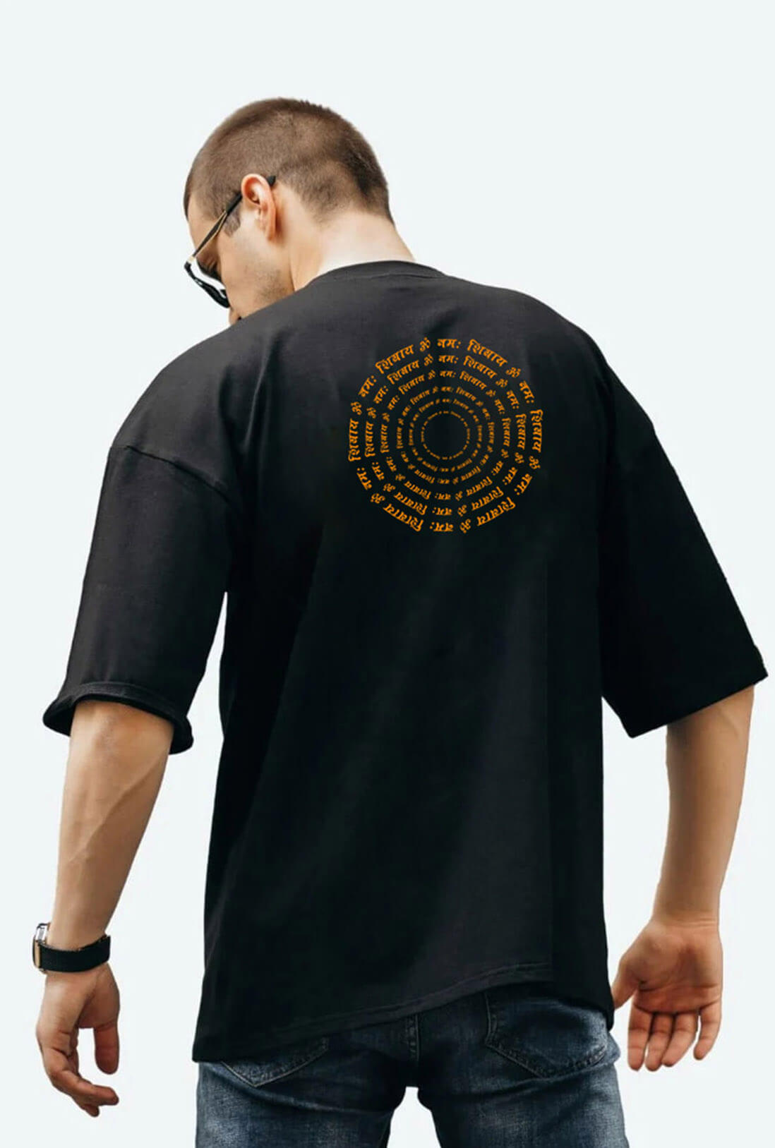 Om Namah Men's Oversized T-Shirt