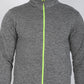 Sports Wear Grey Zipper