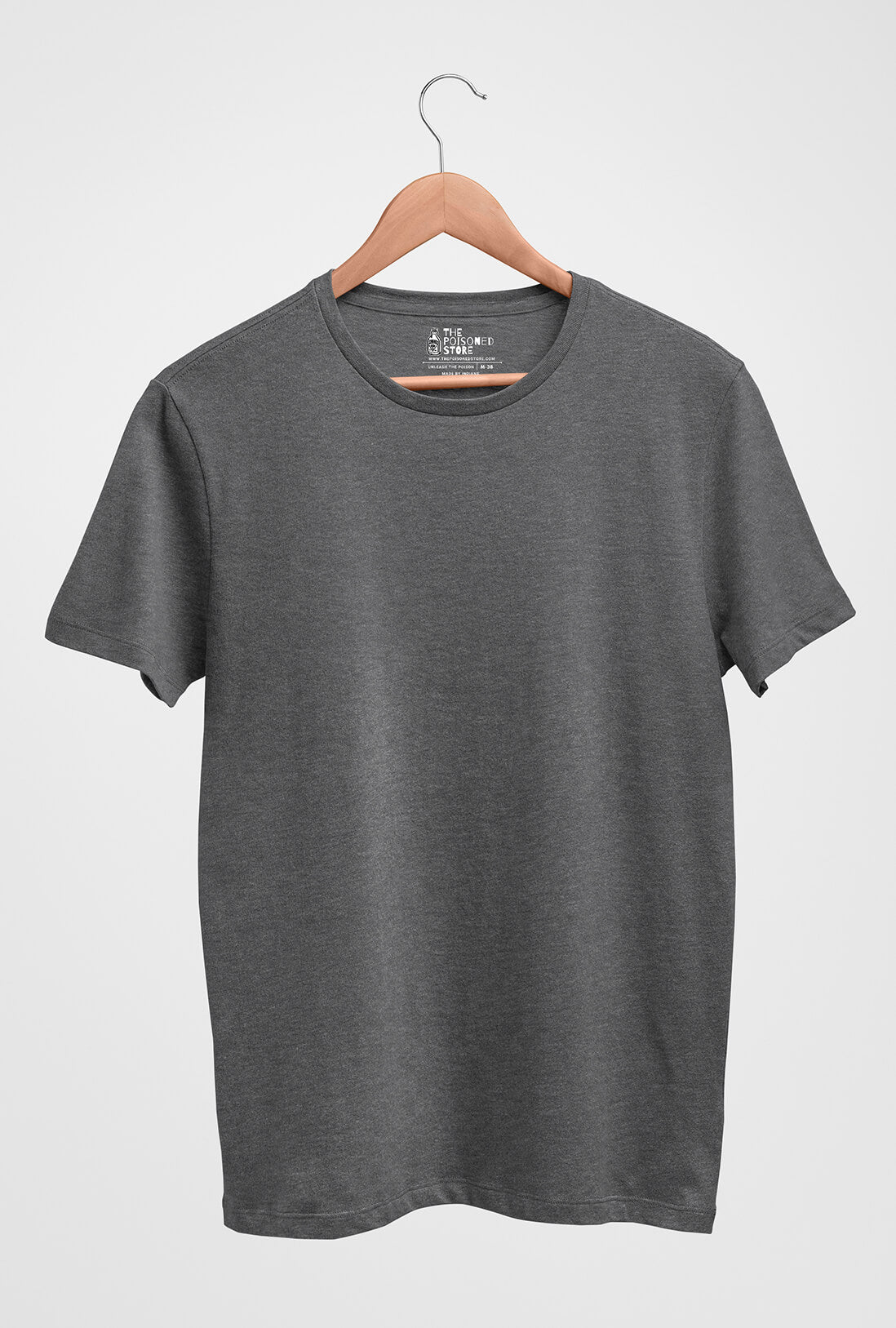 Men's Peppercorn Grey Cotton T-Shirt