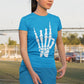 Skeleton Hand Women's Cotton T-Shirt