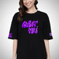 Great Poli Women's Black Oversized Streetwear T-Shirt