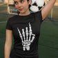 Skeleton Hand Women's Cotton T-Shirt