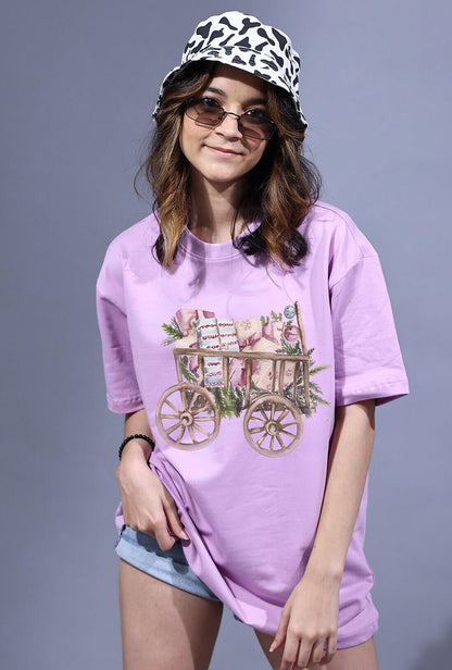 Vintage Cart Women's Oversized T-shirt