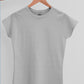 Women's Grey Cotton T-Shirt